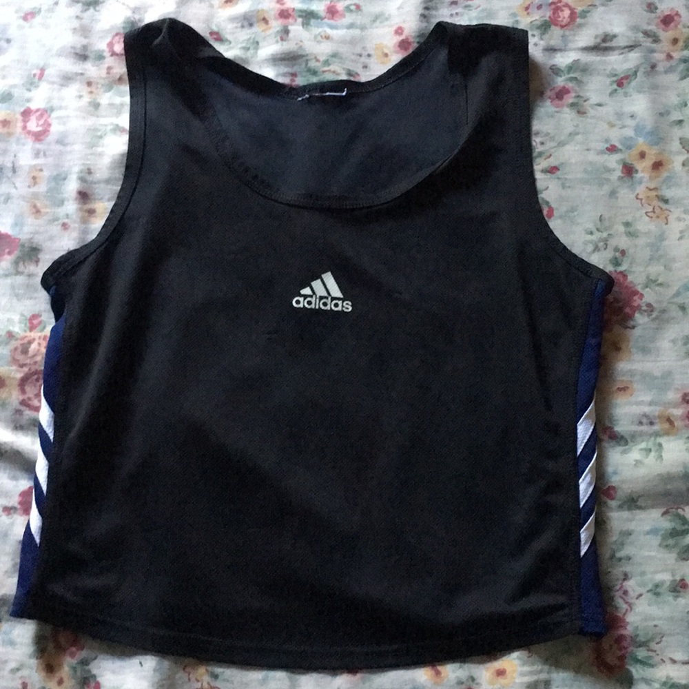 Cropped workout tank top